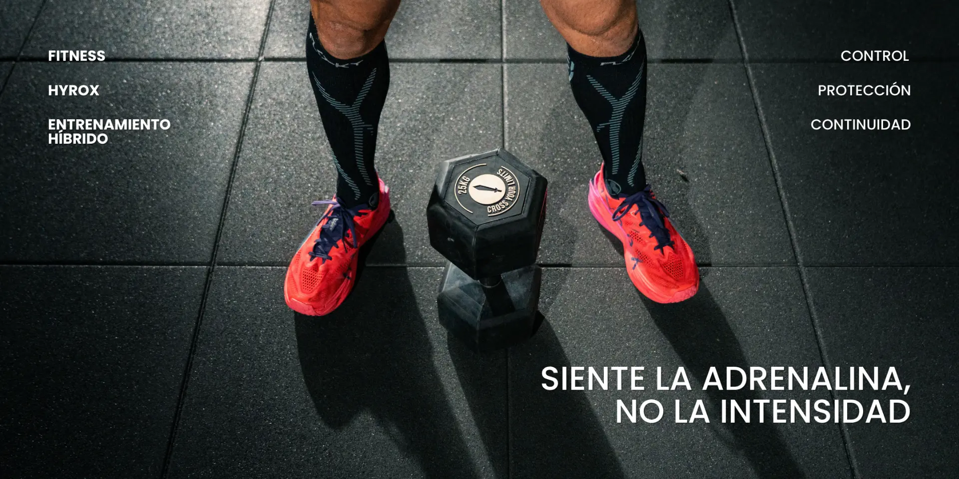 Fitness, Hyrox y entrenamiento híbrido — Siente la adrenalina, no la intensidad